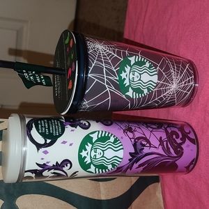 Starbucks Halloween tumbler set